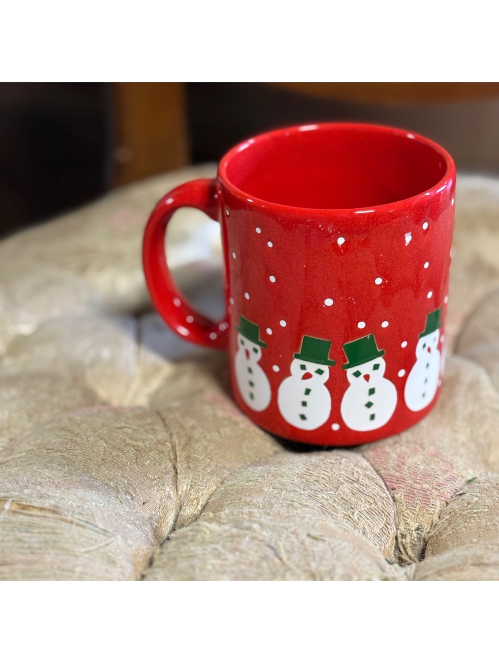 Vintage WAECHTERSBACH Snowman Christmas Coffee  MUG  Germany